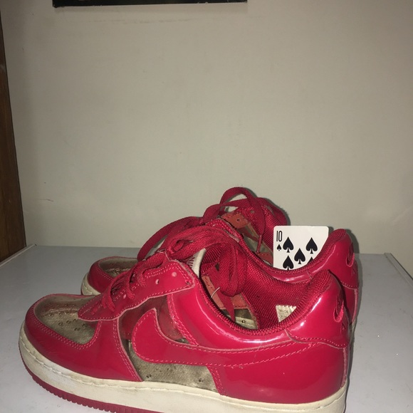 Low Nike Air Force one’s used w/no soles - Picture 3 of 5